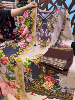 কটন থ্রি পিস কালেকশন