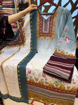 কটন থ্রি পিস কালেকশন