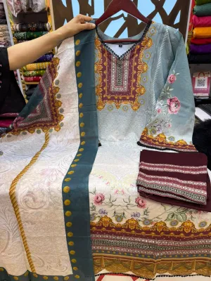 কটন থ্রি পিস কালেকশন