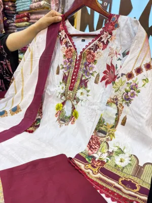 কটন থ্রি পিস কালেকশন