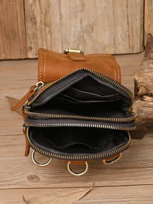 Genuine Leather Waist Bag