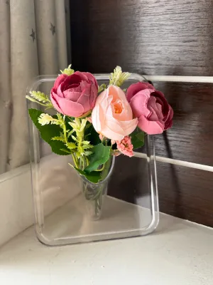 Photo Frame Vase with Blossom