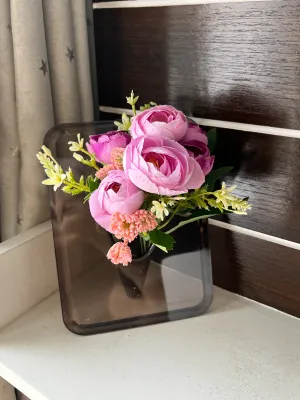 Photo Frame Vase with Blossom