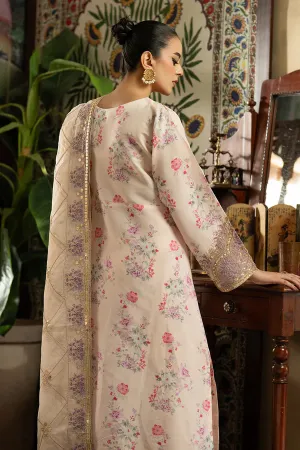 Pakistani Esra Luxury Lawn Silk Stitched  3Pcs 