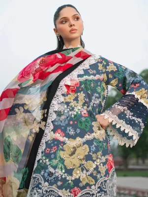 BIN ILYAS - 2081 - B | 3 PC Lawn 