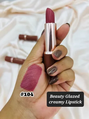 BEAUTY GLAZED CREAMY MATTE LIPSTICK#104