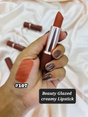 BEAUTY GLAZED CREAMY MATTE LIPSTICK#107