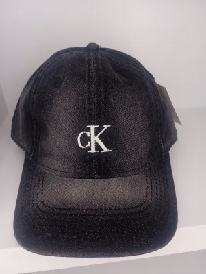 Men's C K Denim Cap (S-1)-Black	