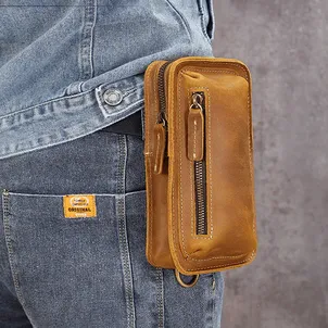 RETRO CROSSBODY GENUINE LEATHER BAG YL050Br