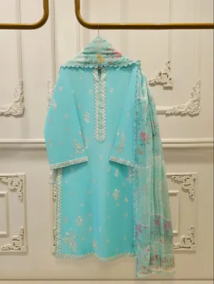 AGHANOOR - 3 Piece - Embroidered Lawn Suit S112298