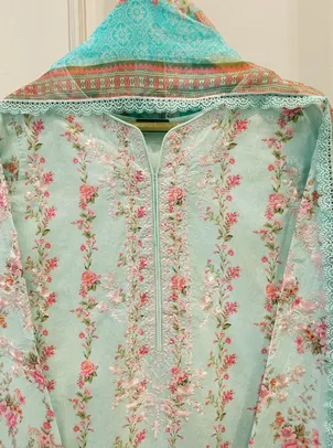 AGHANOOR -  2 Piece - Embroidered Lawn Suit S112056