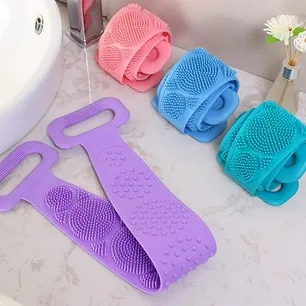 Exfoliating Silicone Back Scrubber Belt (1 pc)