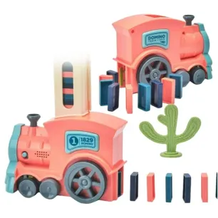 Domino Train Blocks Set Building And Stacking Toy