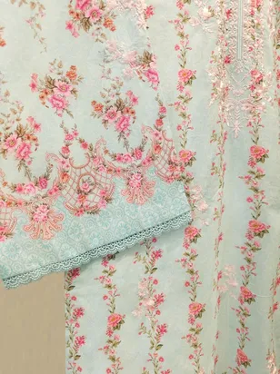 AGHANOOR -  2 Piece - Embroidered Lawn Suit S112056