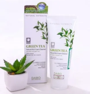 Dabo Green Tea Natural Rich Foam Cleanser 180ml