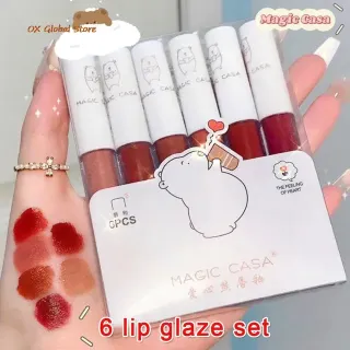 6Pcs Magic Casa  Matte Lipstick Set