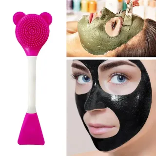 Double Headed Silicon Mask Applicator / Brush (2 Pc) 