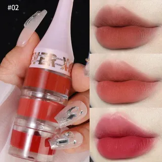 3 Colour Canned Lip Mud Clay Matte Lipstick (1 Pc) 