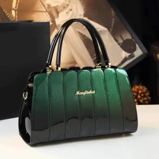 Fashion Atmospheric Patent Messenger Bag: MS297