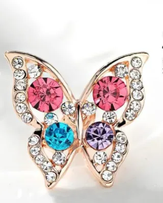 Multicolor Mini Butterfly Hijab Pin 