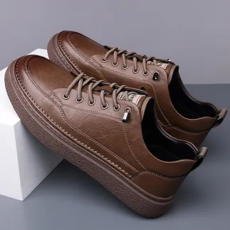 VERSATILE SOFT LEATHER  CASUAL SHOES GB-0133