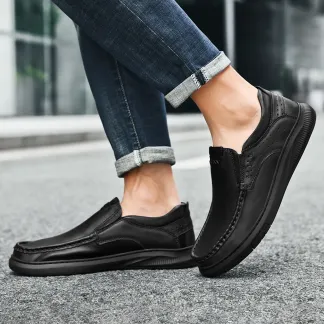 GENUINE LEATHER TRENDY SLIP-ON 2232B