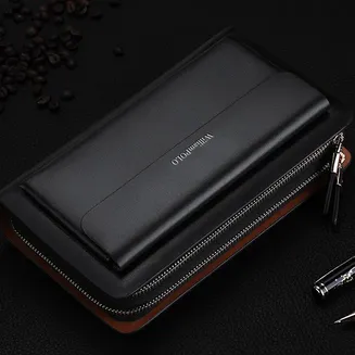 ZIPPER BUSINESS HAND BAG