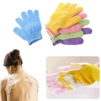 Bath & Shower Exfoliating Bath Gloves (1 Pair)