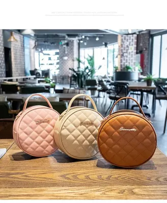 Retro Luxury Women Small Round Bag