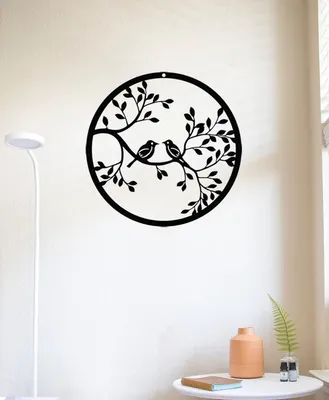 RESACO Birds| Metal Wall Decoration| Handmade Art Vintage Home Decor