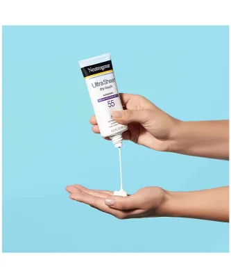 Neutrogena Ultra Sheer Dry Touch Sunscreen Broad Spectrum SPF 55 Lightwight Water Resistant 88ml	