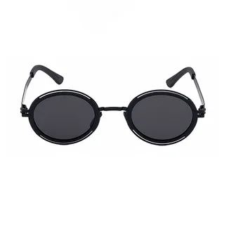 EUROPEAN FASHION ROUND FRAME POLARIZED SUNGLASS GB-8326B
