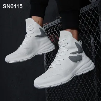 Genuine leather Thick Soled Sneakers