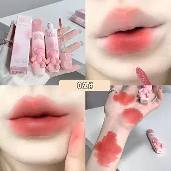 Gege Bear Soft Color Lip Glaze Velvet Cream Lipstick