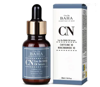 Cos de baha 10% Caffeine & 10% Niacinamide CN Serum for (Face/Neck) 30ml