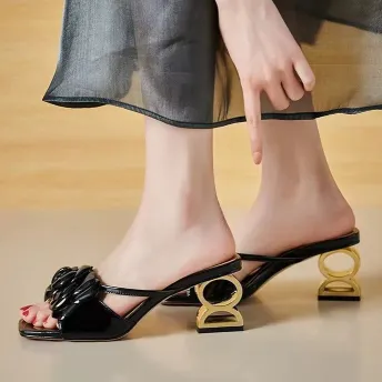 FOREIGN TRADE HIGH-HEELED WOMEN'S SANDALS GB-1206