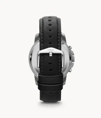 FOSSIL Grant Black Dial Black Leather Men’s Watch