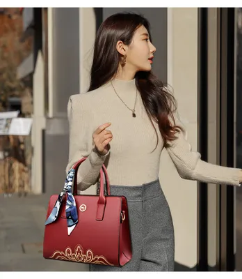 PU LEATHER FASHION TOTE BAGS