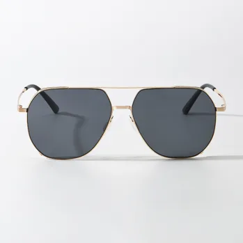 DOUBLE BEAM METAL POLARIZED SUNGLASSES GB-8706GB