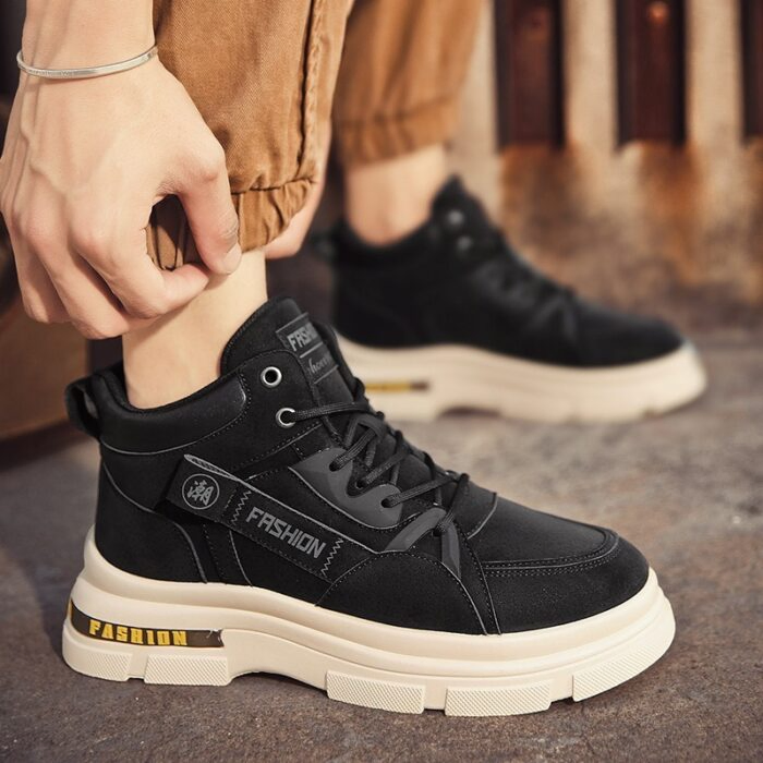 HIGH TOP PREMIUM LEATHER MARTIN BOOTS