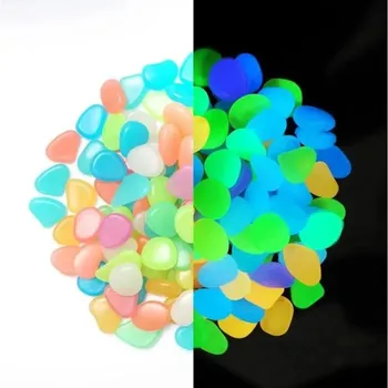 Glow Rocks Colored Luminous Radium Stones (100 pcs)
