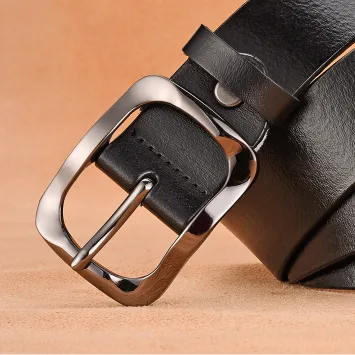 Pin Buckle Pure Leather Belt