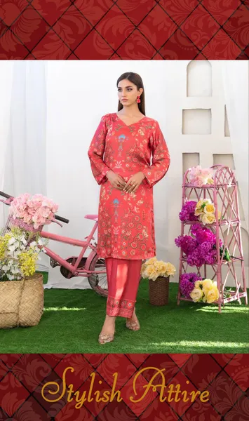 Original Damask Tawakkal Stitched 2 Piece Ready-to-wear Digital Printed Staple Shirt Designs & Stitched Digital Printed Staple Trousers