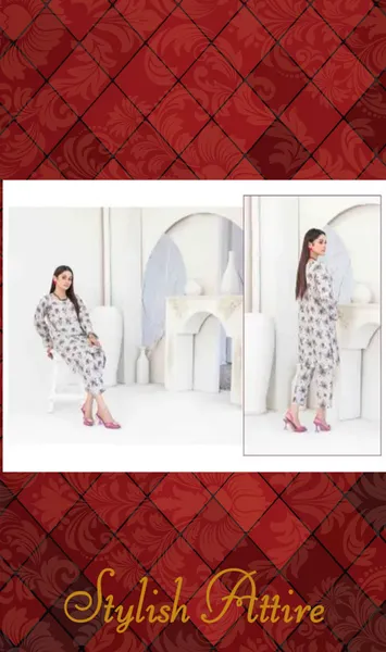 Original Faranak by Tawakkal Pret Stitched Digital Printed Staple Shirt Designs & Stitched Digital Printed Staple Trousers