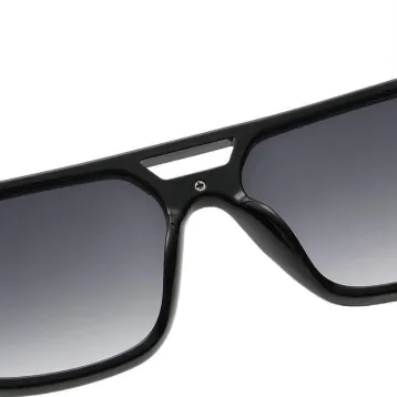 RETRO SQUARE FRAME STEAMPUNK UNISEX SUNGLASS ZS4399BB