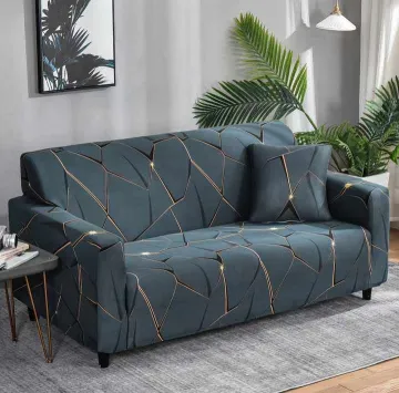 Premium quality modern design printed sofa cover 014