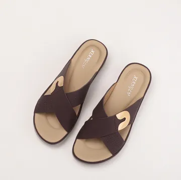 CASUAL WEDGE-HEEL OUTDOOR SLIPPER 0336CT