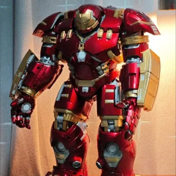 1/7 Scale Infinity Saga Series Assembled Ironman Mark 44 Hulkbuster Plastic Model Kit with LED