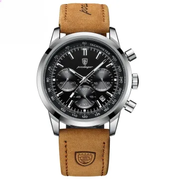 Leather Belt Men's Watch