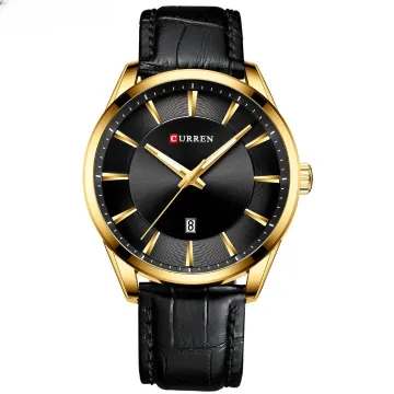 Leather Quartz Watch